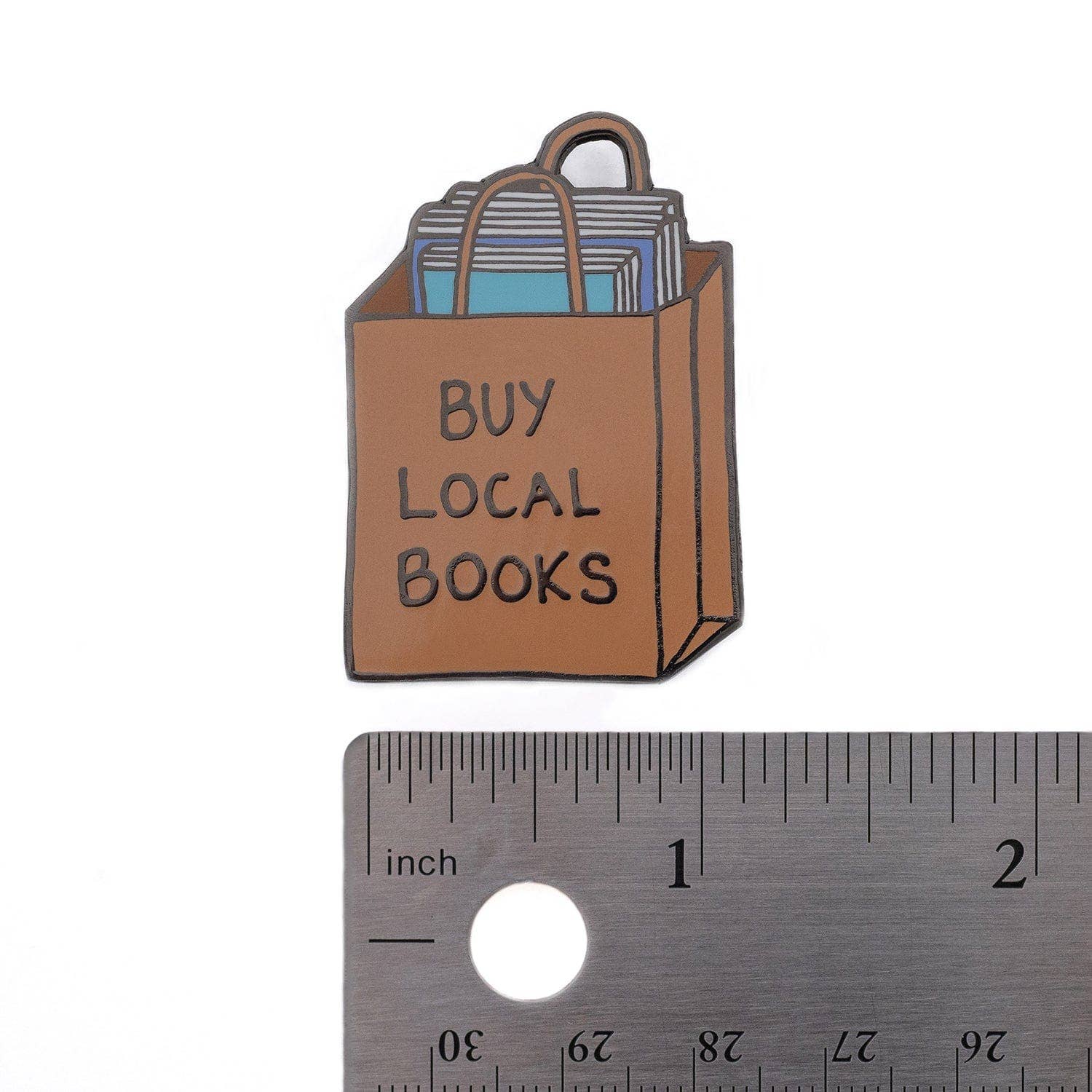 Dissent Pins - Wholesale Lapel Pin/Button - Buy Local Books Pin3