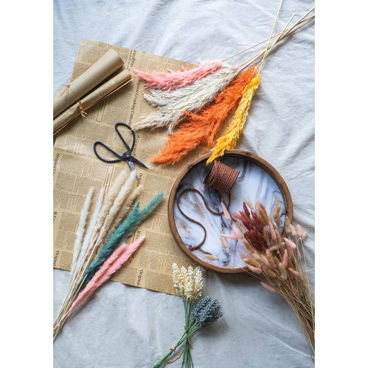 A&B Home Group Inc. - Wholesale Artificial plant - 6x2x37"H 3pc/Bag Cream Pampas Grass Cluster8