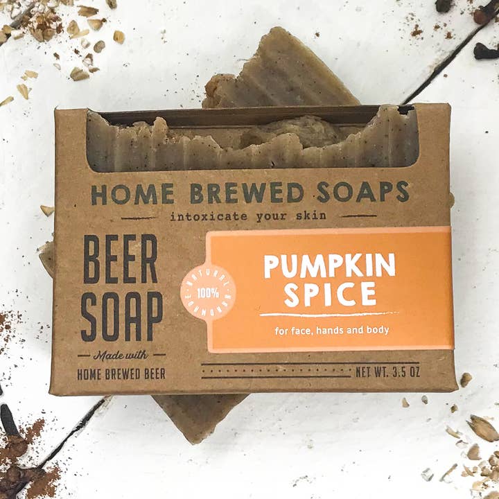 Savon à bière aux épices citrouille pour la vente par Home Brewed Soaps