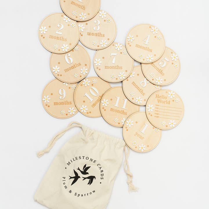 Milestone Cards for wholesale by Plum & Sparrow