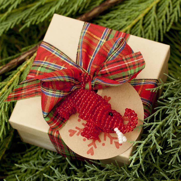 Ornaments 4 Orphans - Venta al por mayor Llavero - Unisex - Llavero de cuentas de cristal de elefante1