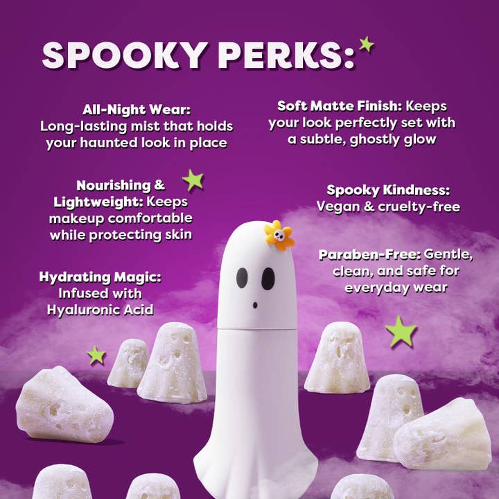 Spooky Seal Setting Spray — Long-Wear Hydrating Makeup Lock for wholesale by Profusion Cosmetics