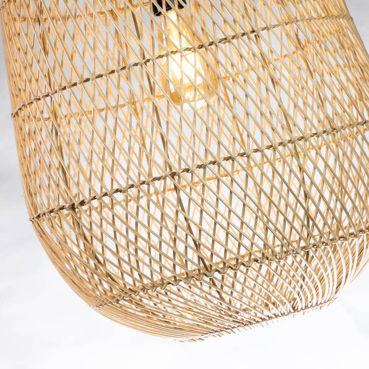 ELE Light & Decor - Wholesale Chandelier/Hanging Light - Handmade Rattan Teardrop Pendant Light5