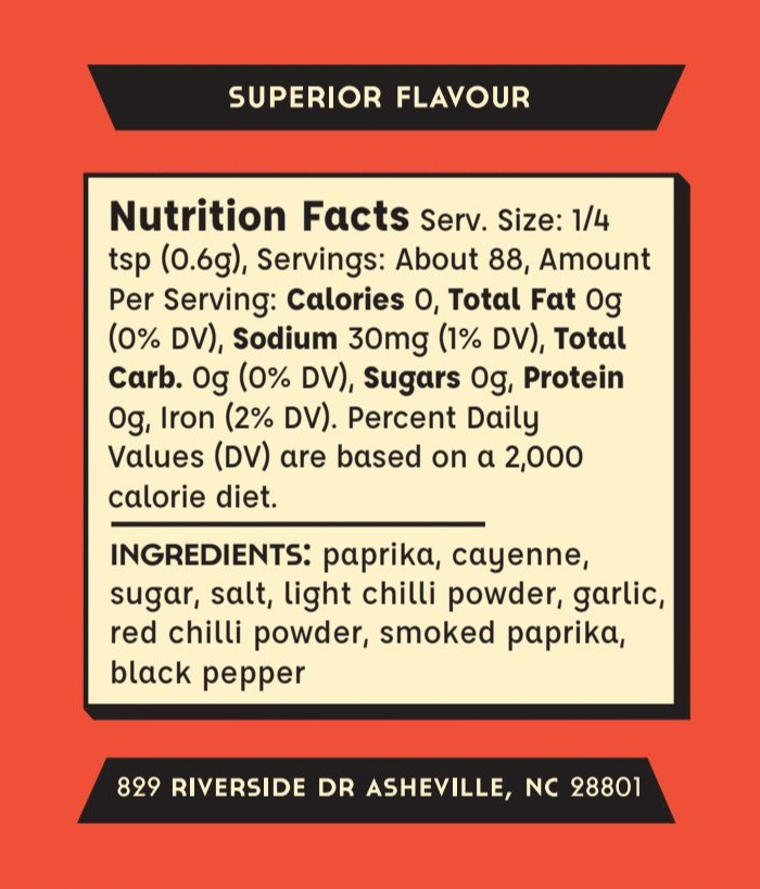 Spicewalla - Vente Mélanges d'épices séchées - Poulet chaud N'Asheville5