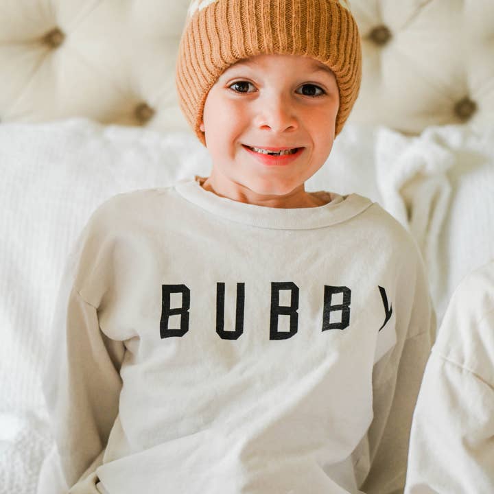 Bubu - Vente Bonnet – enfant - BONNET À MOTIF À CARREAUX - CAMEL3