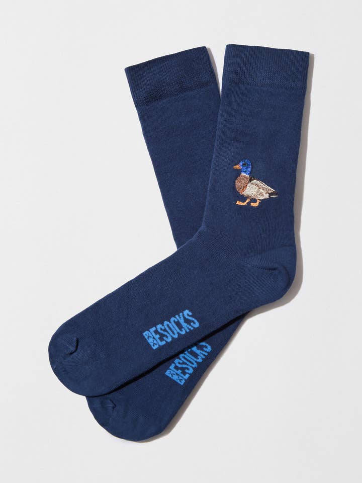 BeDuck Stickerei - 100% Bio-Baumwollsocken für den Großhandel von BESOCKS