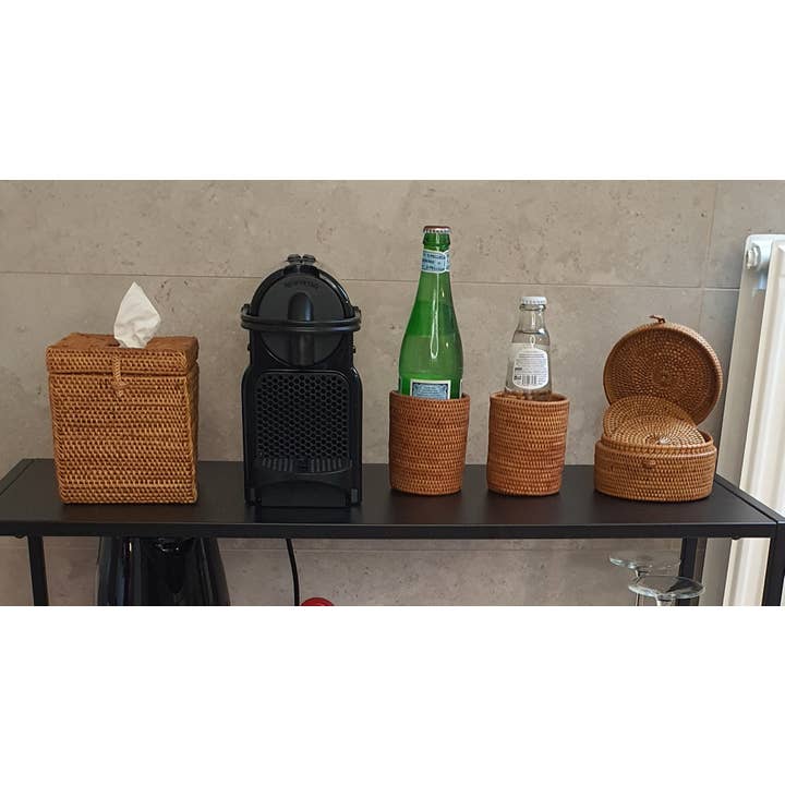 DUA - Wholesale Storage Bin - Atta Rattan Square Tissue Box1
