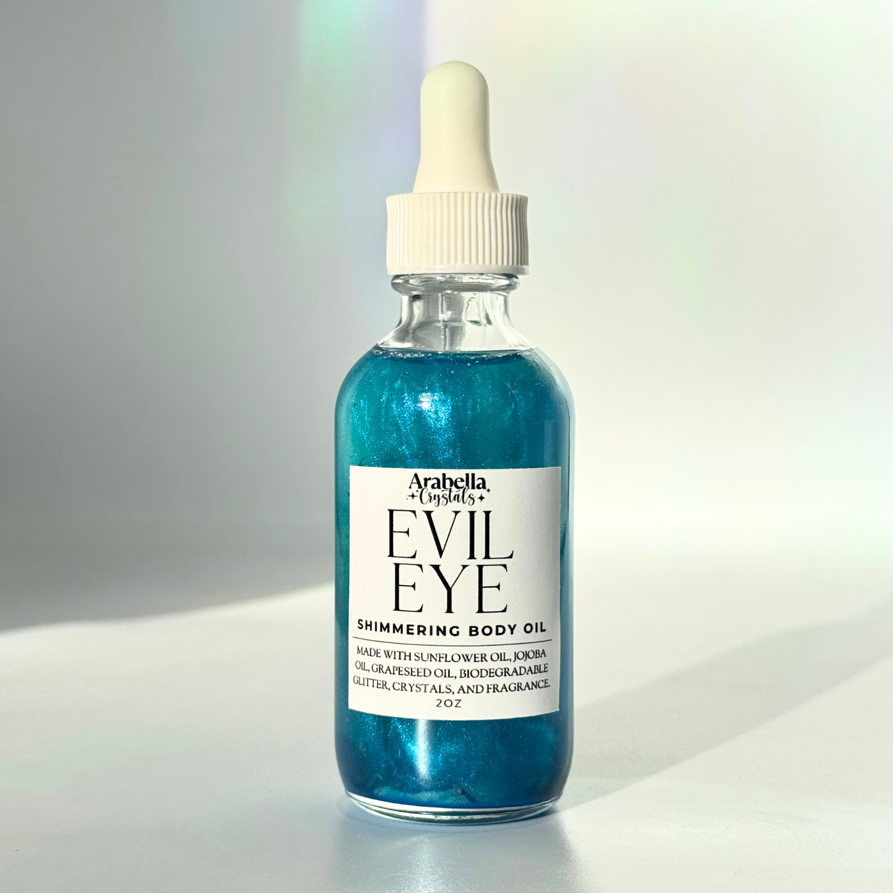 Arabella Crystals - Wholesale Bath/Body Oil - Evil Eye Shimmer Oil1