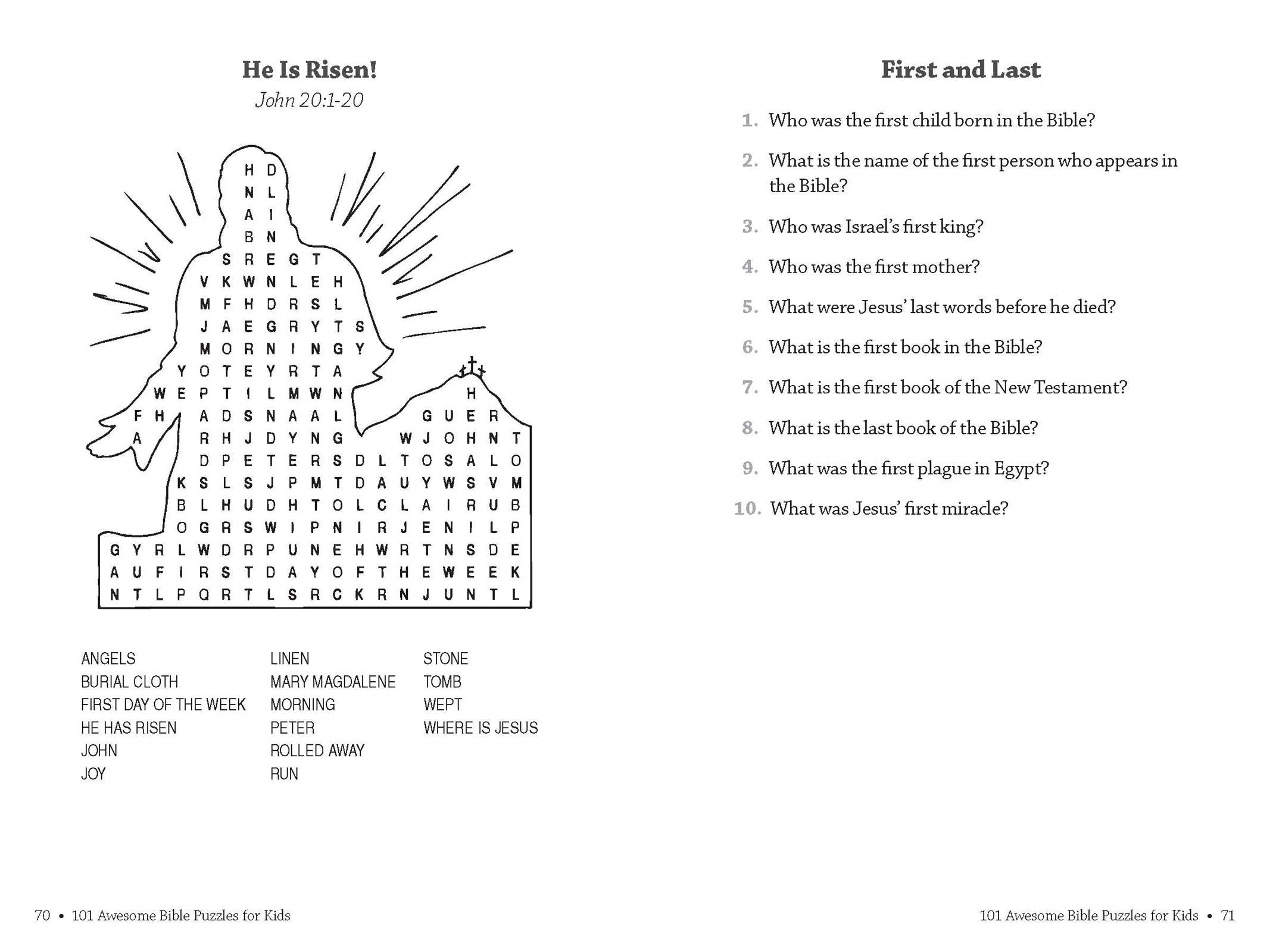 Harvest House Publishers Gift & Specialty Books - Wholesale Preschool Book (3-5) - 101 Awesome Bible Puzzles for Kids3