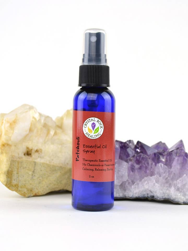Patchouli Spray 2oz for wholesale by Crystal Rock Healing, LLC
