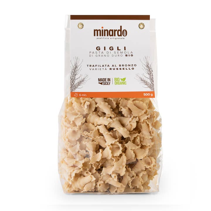 Gigli - Organic durum wheat semolina pasta - 500 gr for wholesale by PASTIFICIO MINARDO SRLS