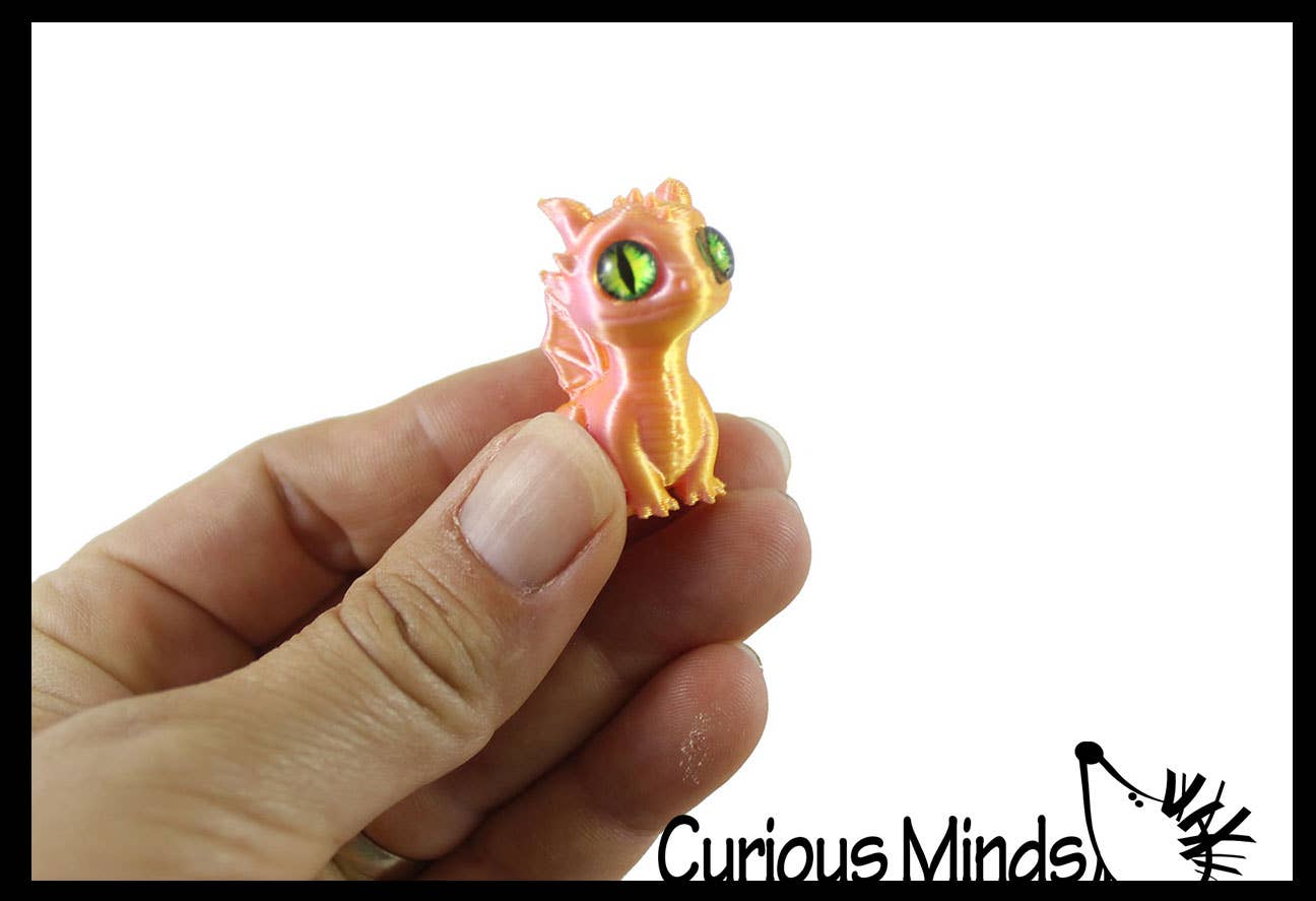 Curious Minds Toys - Wholesale Fidget Toy - Kids - 1 3D Printed Baby Dragon in Egg Fidget Toy - Unique Sensory 6