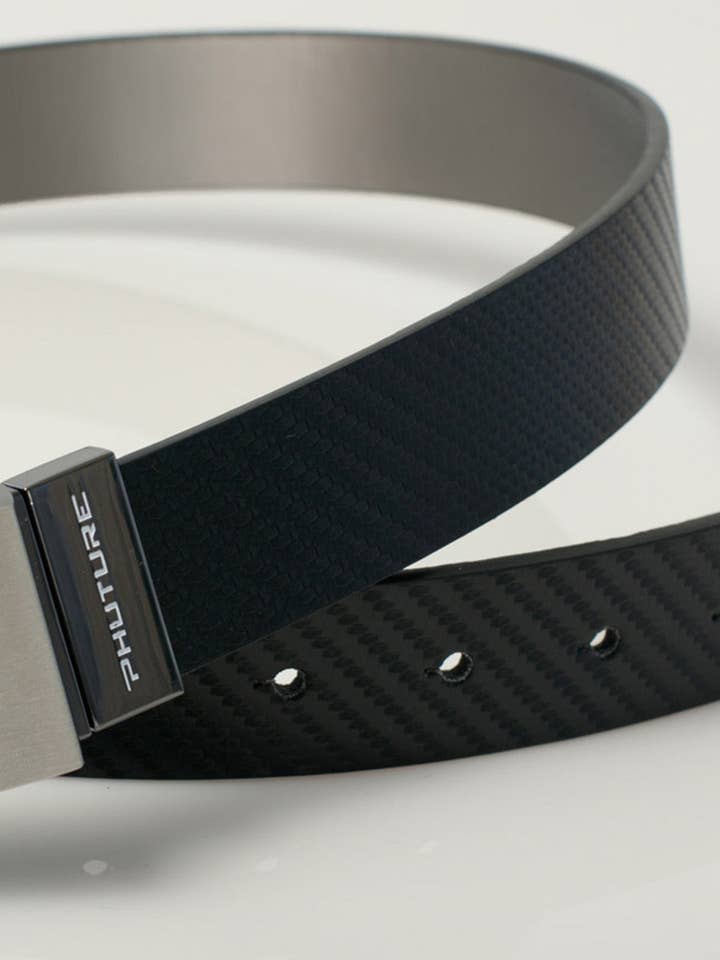 Cinto reversível de fibra de carbono por atacado de PHUTURE