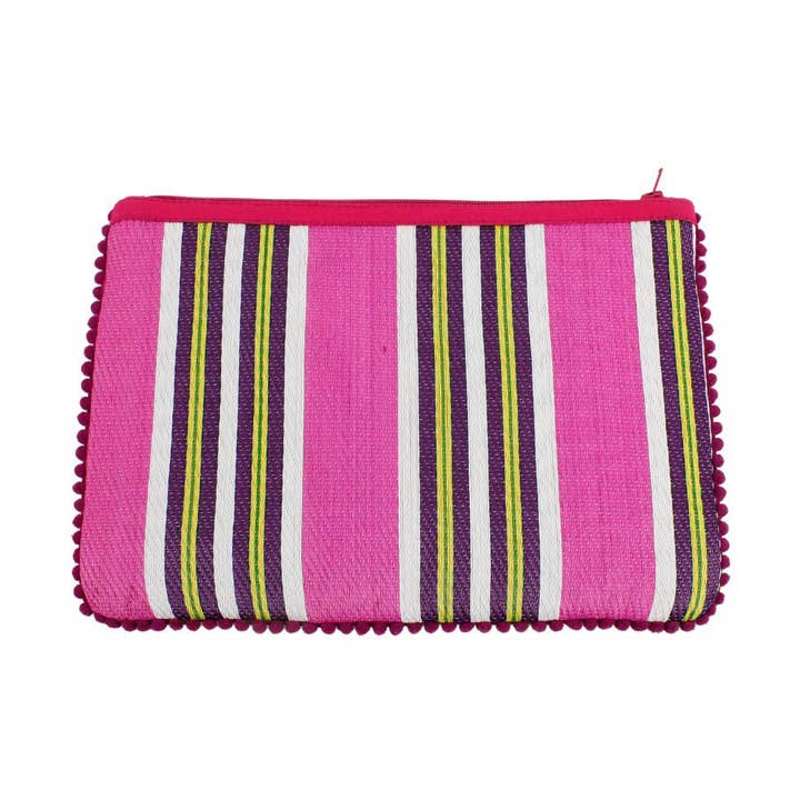 Bolsa de Pompones Tejida Reciclada - Fuego para venta al por mayor de Green Pioneer: A Slice of Green + ReSpiin