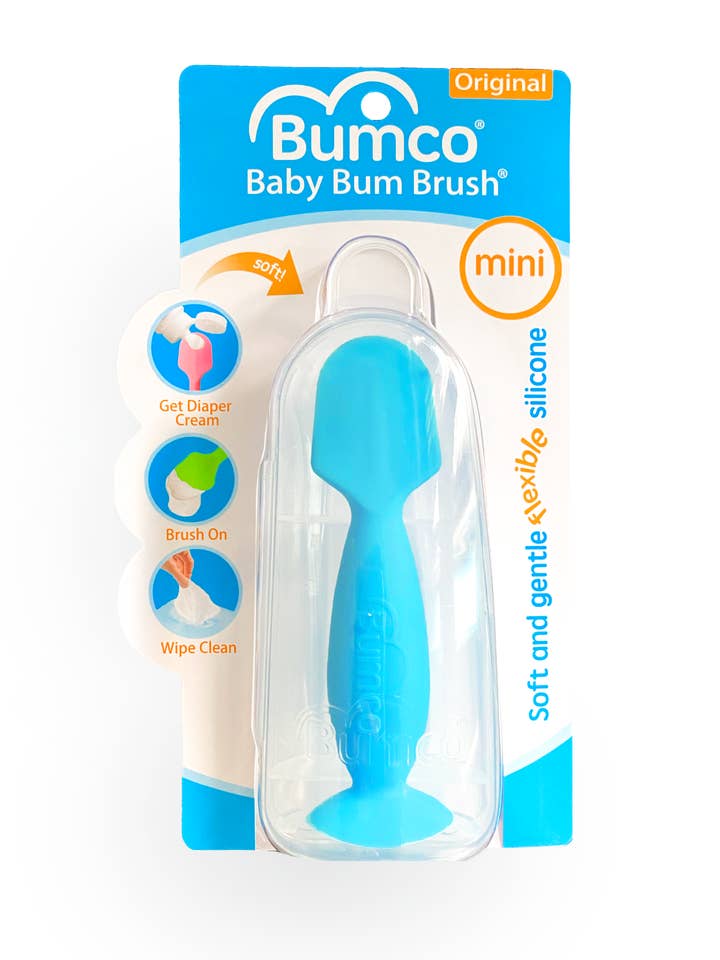 Bumco Mini Baby Bum Brush - Blue for wholesale by Bumco
