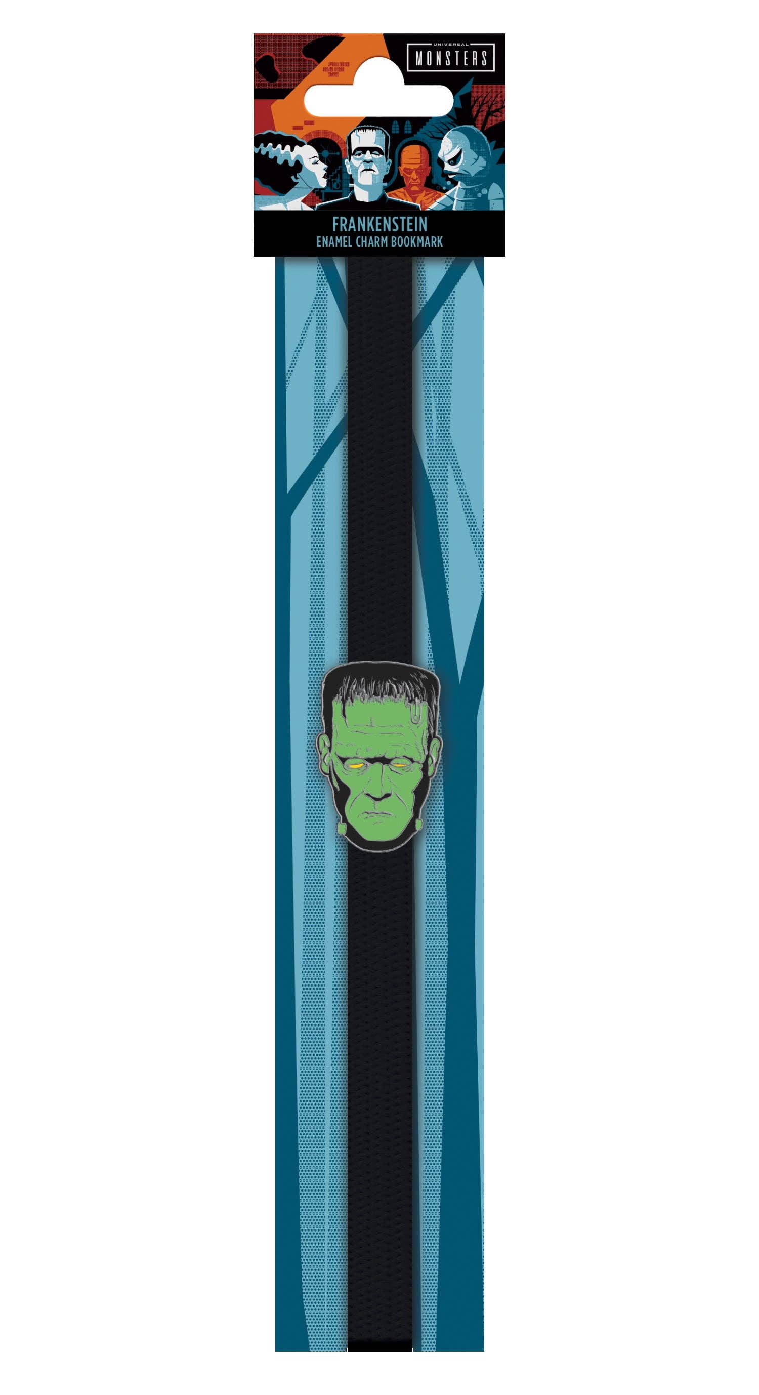 Insight Editions - #1 Pop Culture Publisher - Wholesale Bookmark - Universal Monsters: Frankenstein Enamel Charm Bookmark+Charm