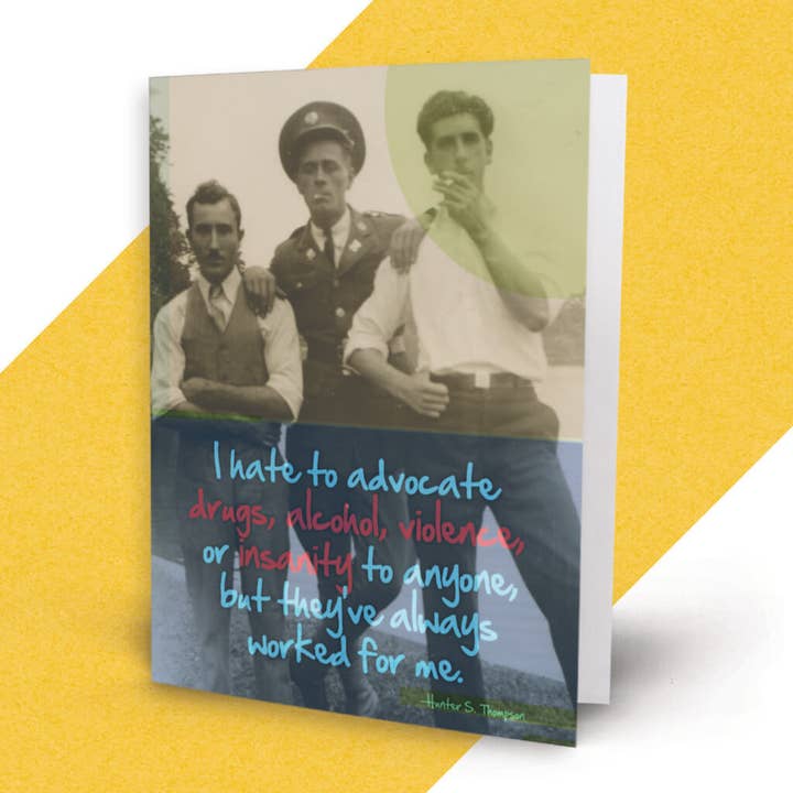 Advocate Insanity Card for wholesale by Middle Child Made