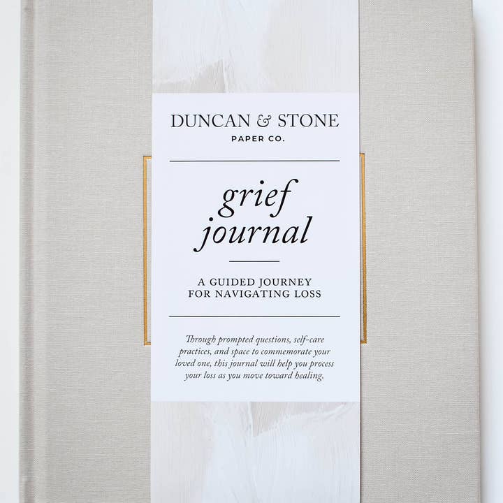 Duncan & Stone Paper Co. - Vente Journal intime - Journal de deuil - Bleu sarcelle | Cadeau de sympathie | Journal de perte d'un enfant1