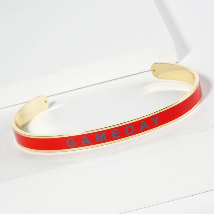 Lou & Co - Wholesale Cuff Bracelet - Enamel Gameday Cuff Bracelet16