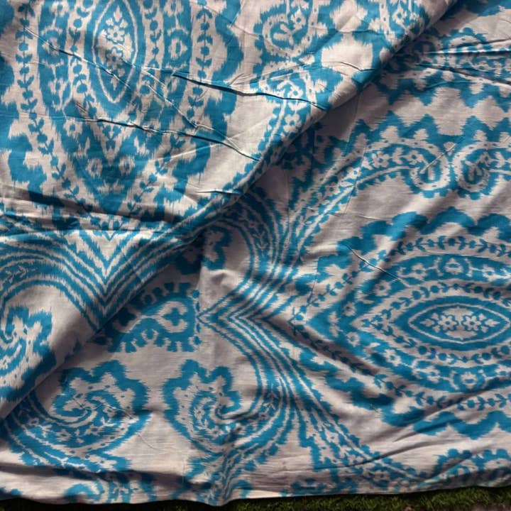 bhavnas boutique - Wholesale Fabric paint - Indian Cotton Handmade Fabric Dressmaking Fabric By the Yard5