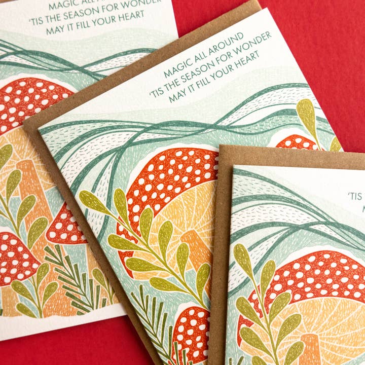 Quiet Lines Design - Wholesale Season's Greetings Card - Most Magical Time-Holiday Greeting Card3