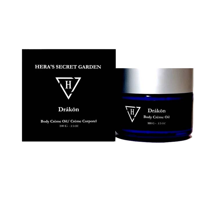 Drákōn Body Crème Oil for wholesale by Hera's Secret Garden
