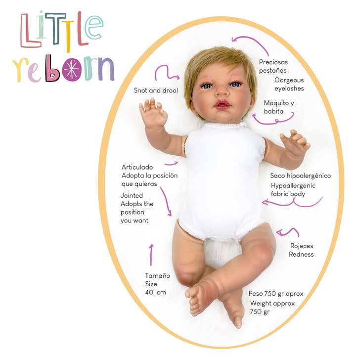 Nines Artesanals d'Onil Dolls – Engroshandel Dukke - Børn – LILLE TITA REBORN DUKKE8
