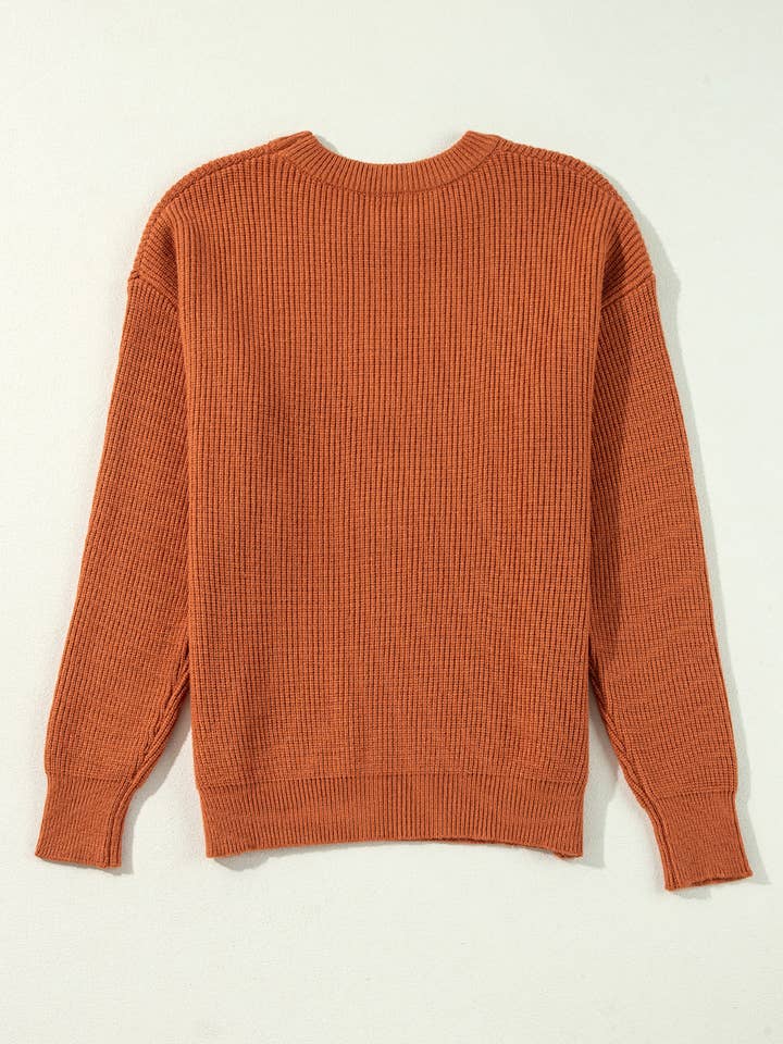 Babs + Birdie - Wholesale Knit Sweater - Women's - Hello Pumpkin Graphic Sweater1