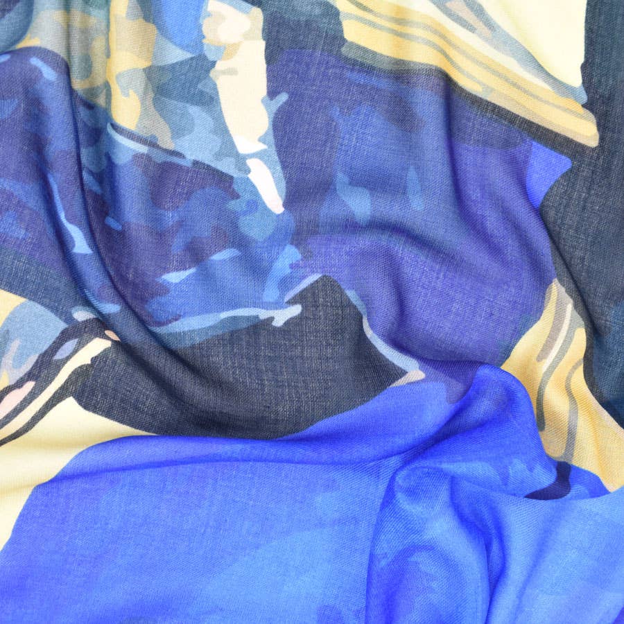 Dupatta Designs - Wholesale Scarf - Women's - Armstrong Modern Abstract Scarf7