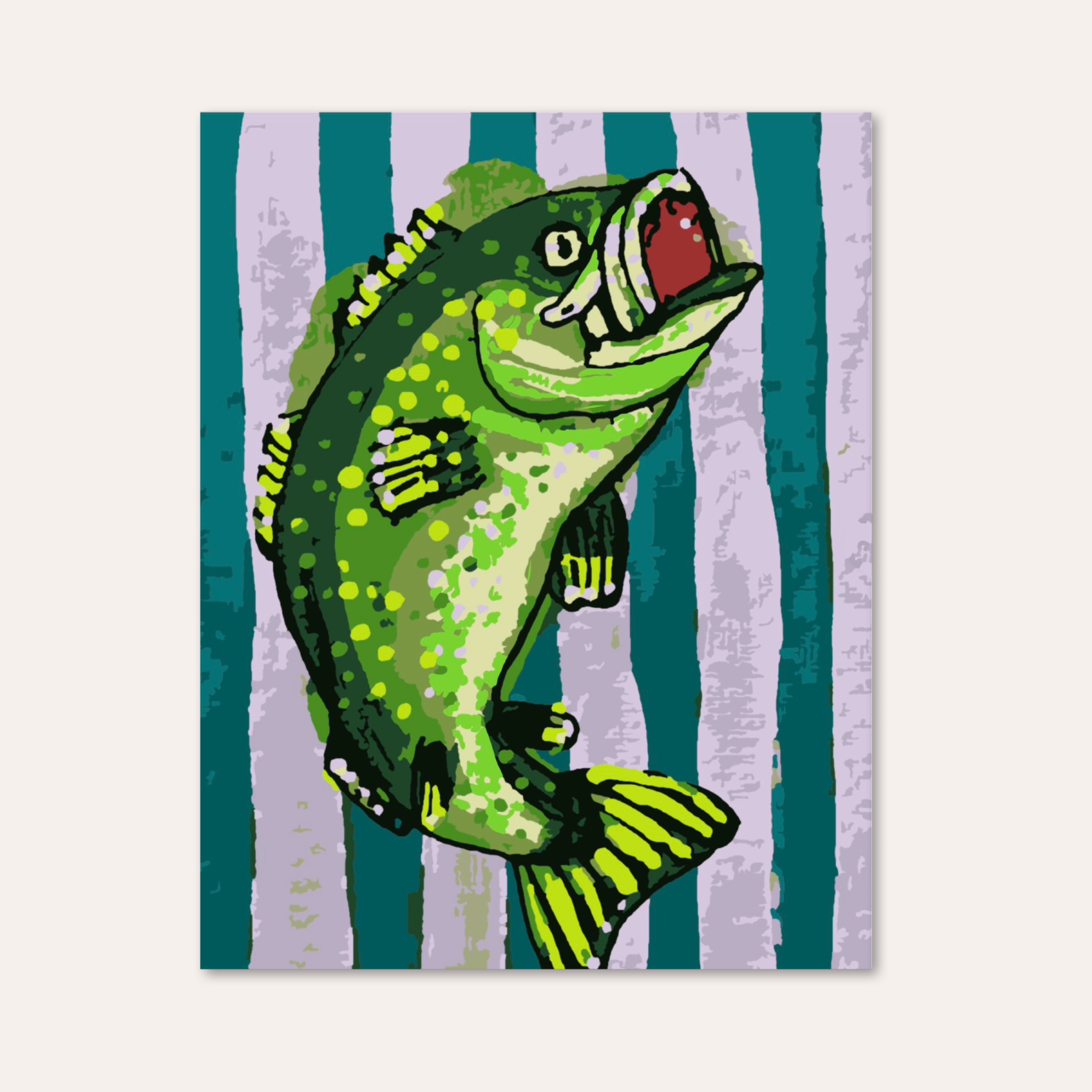 Heather Freitas - Wholesale DIY Craft Kit - Bass - Paint by Numbers Kit2