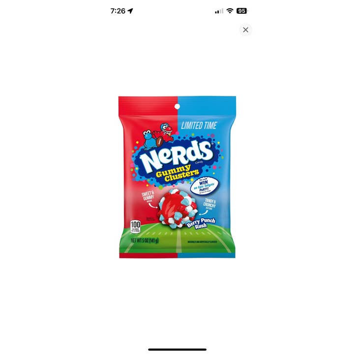 Rodgers jam berries - Wholesale Hard Candy - Freeze Dried candy Nerd Clusters (see description)1