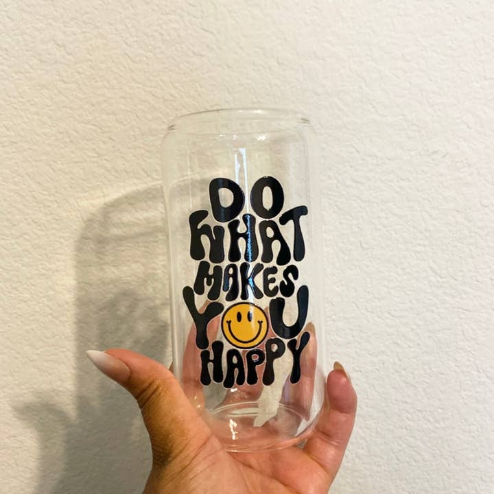 Sweet Subtle Pretty - Wholesale Drinking Glass/Cup - The Happy Glass Can