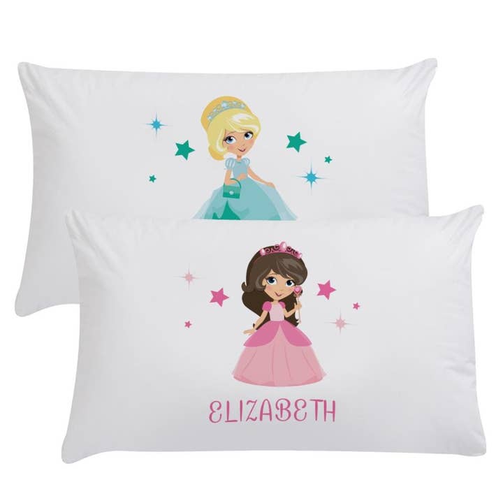 Customized Girls Princess Sleeping Pillowcase | Custom Pillow for Kids for wholesale by Monogramonline Inc.