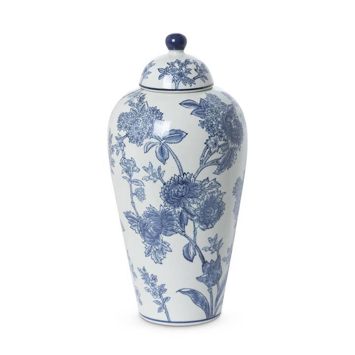 Park Hill Collection - Wholesale Decorative Figurine - Porcelain Lidded Yoshino Jar1