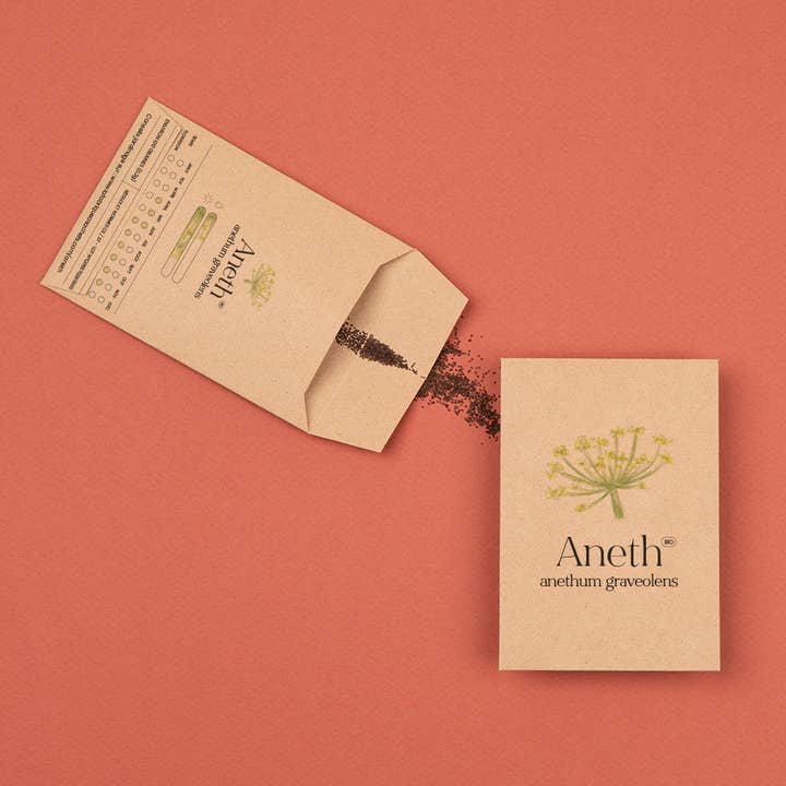 Botanica - Tütchen mit Dillsamen für den Großhandel von La Fabrique à Sachets