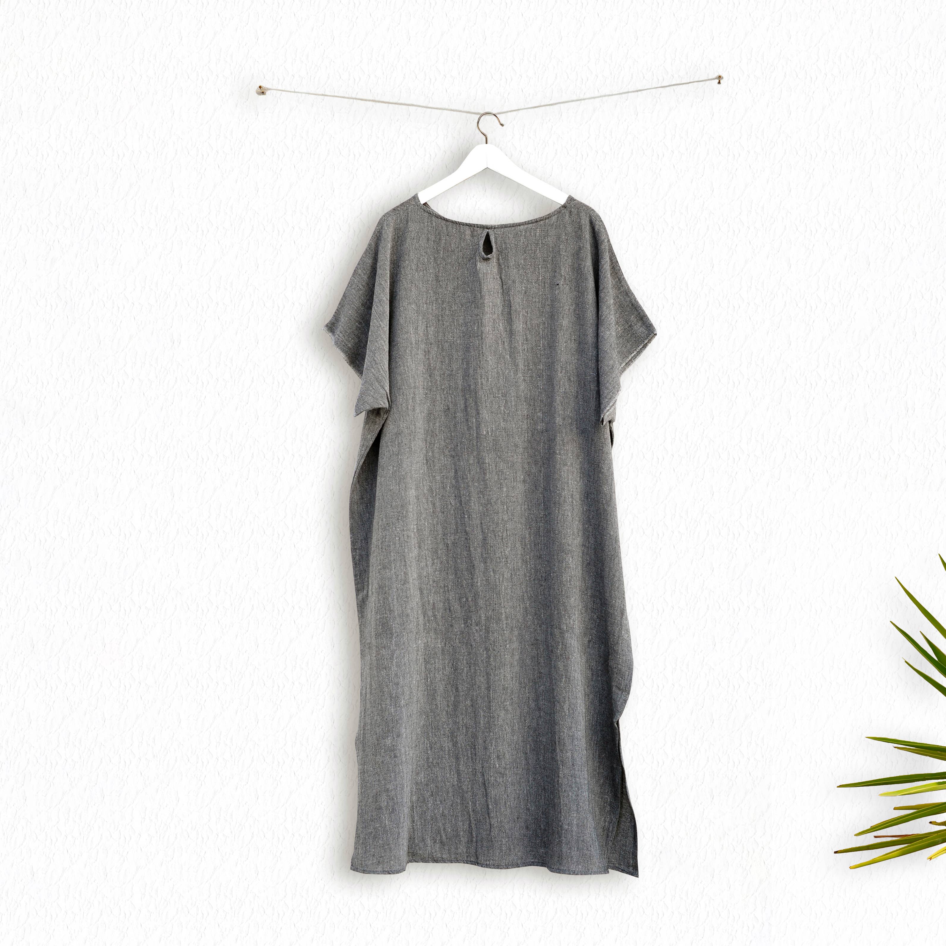 loom.ist – Vestido - Mulher por atacado – Vestido Kaftan Sile8