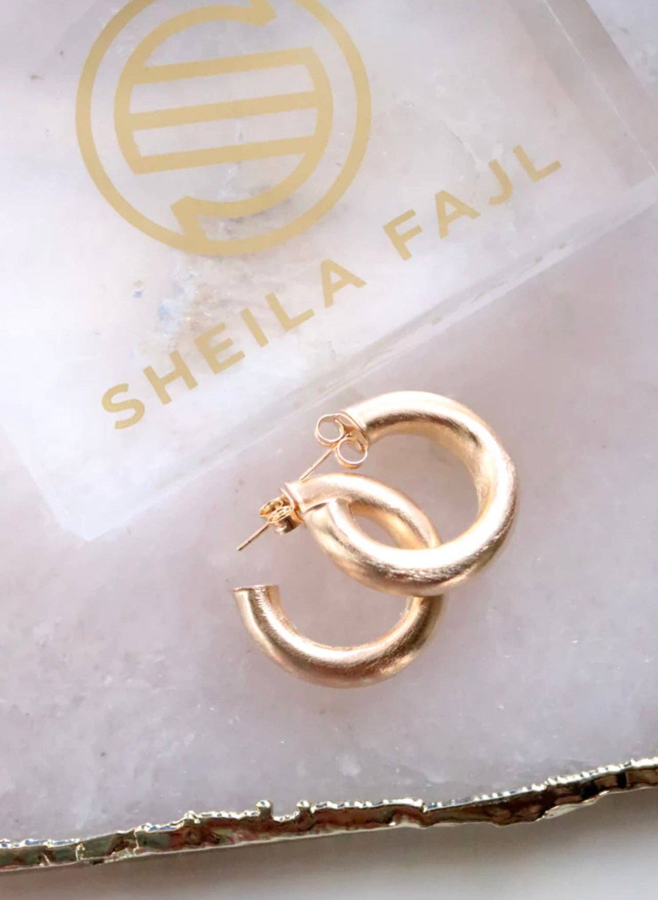 SF BRAND INC - Wholesale Hoop Earrings - Small Chantal Hoops15