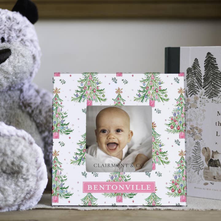 White Square Picture Frame-Blush & Baubles Christmas | Custom for wholesale on Faire2