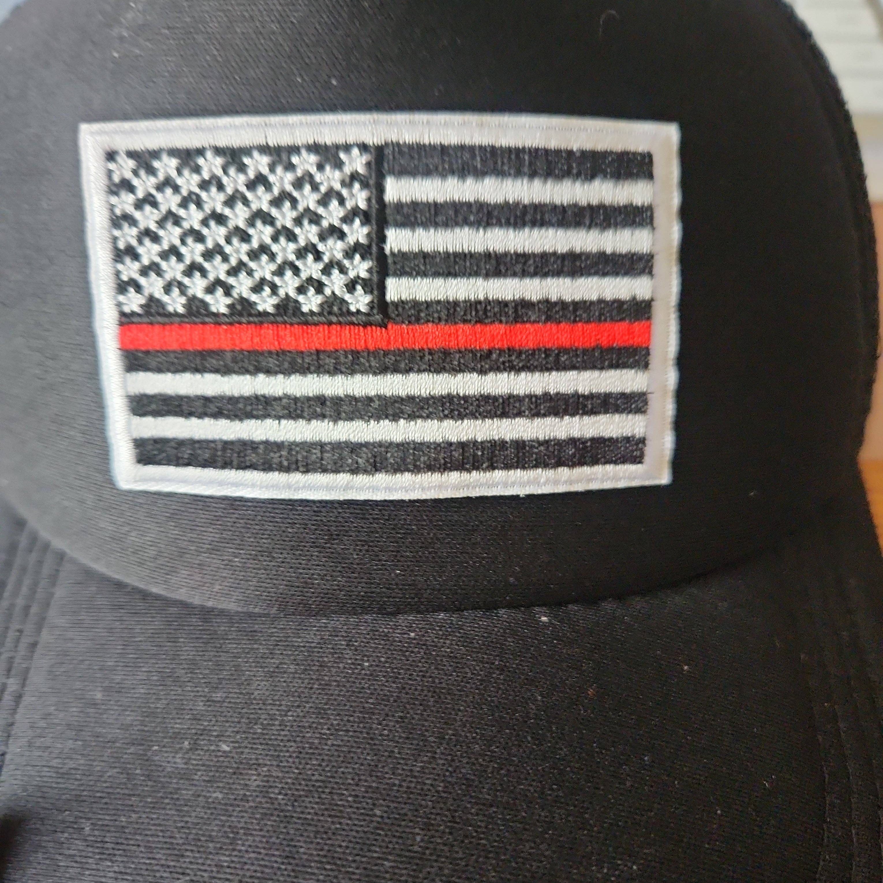 Texas Transfers - Vendita all'ingrosso Toppe - Toppa da stirare Vigile del Fuoco/Bandiera Linea Rossa4