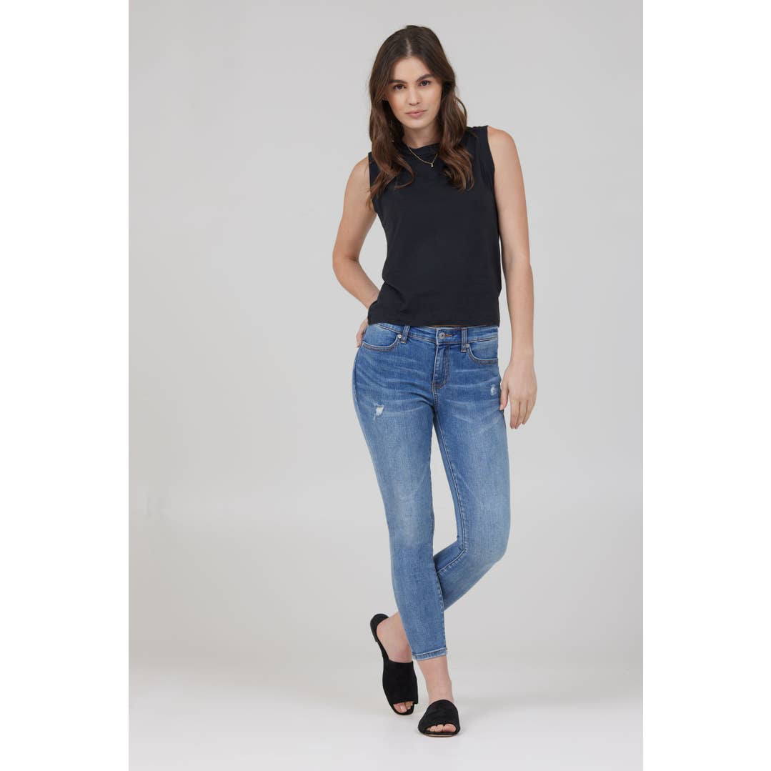Louise Mid-Rise Skinny Crop-Newport for wholesale by Lila Ryan