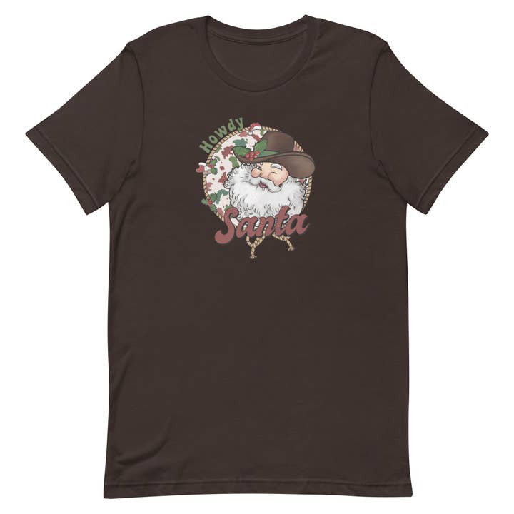 Camiseta Howdy Santa para venta al por mayor de The Cactus Brand