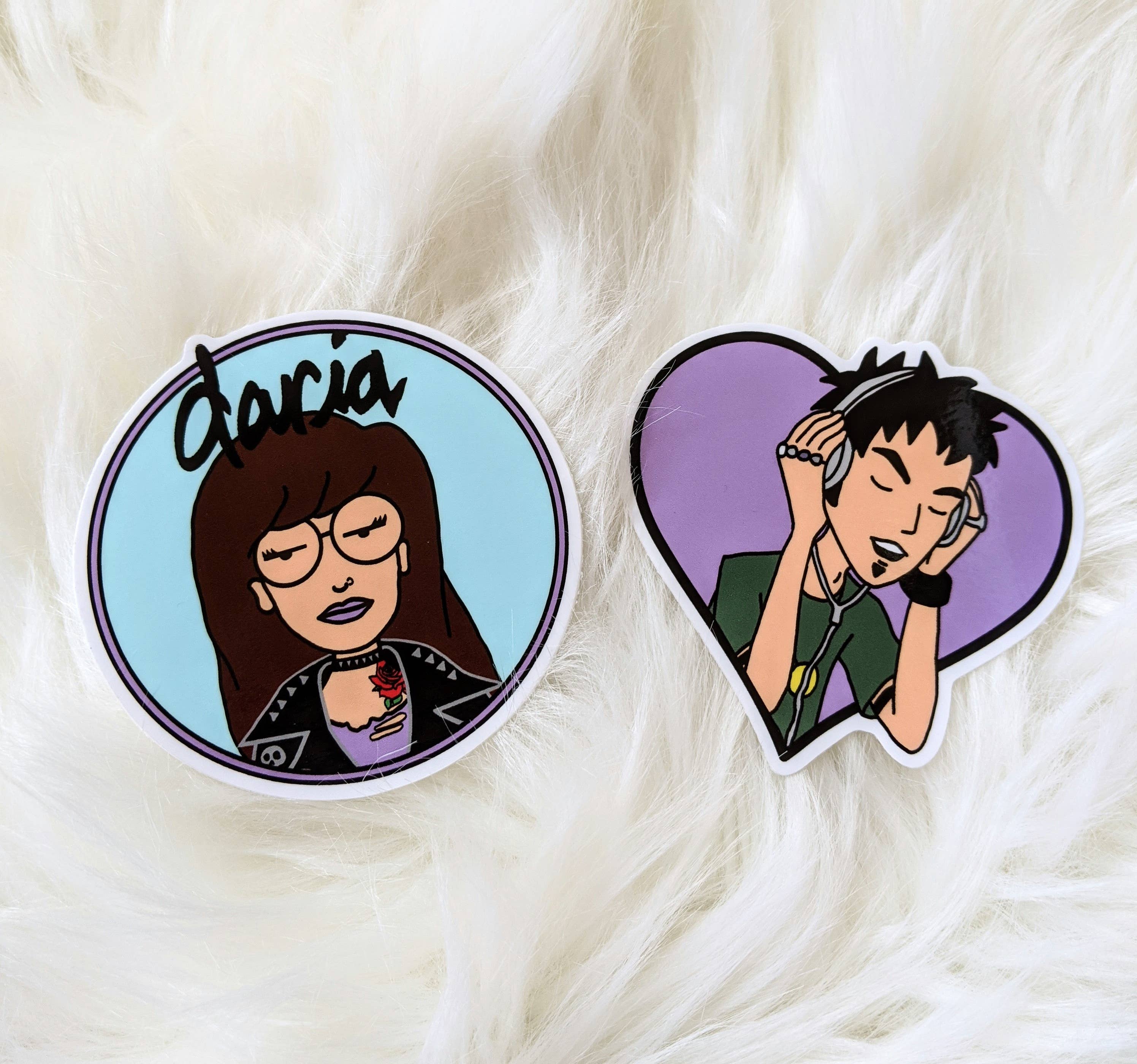 HelloSailorTees – wholesale Klistermärke – Daria Trent Sick Sad World MTV Klistermärken Dekaler 90-talet1