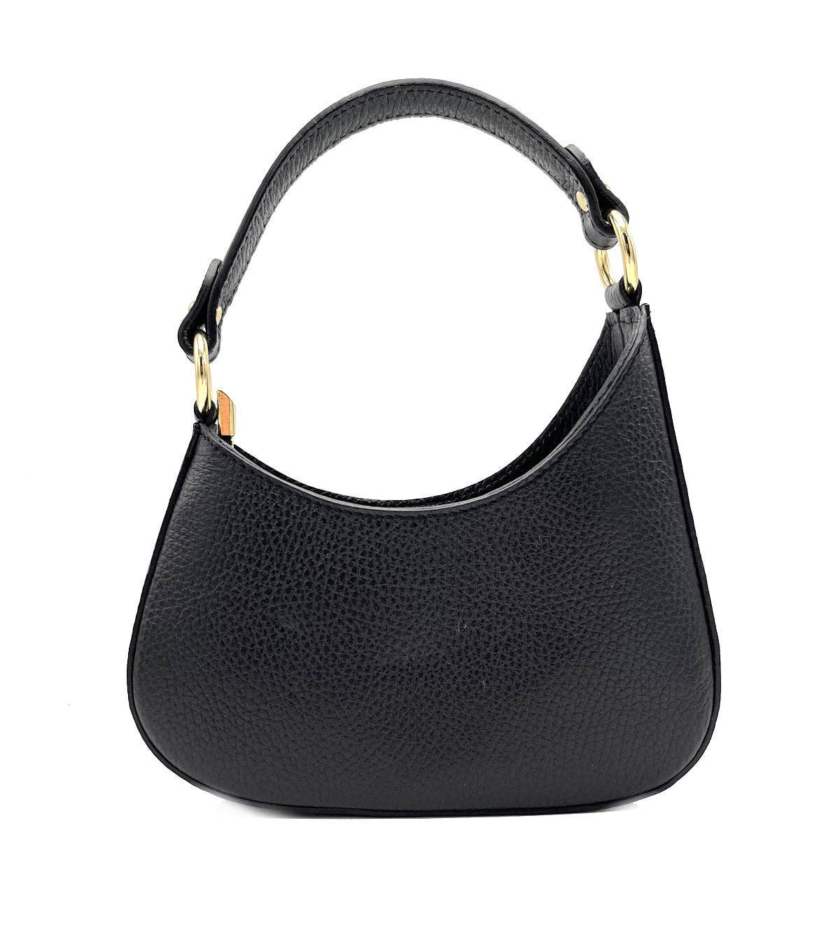 Suie Valentini srl - Venta al por mayor Bolso con correa - Mujer - Mini bolso de hombro de cuero genuino, hecho en Italia, art.1124238