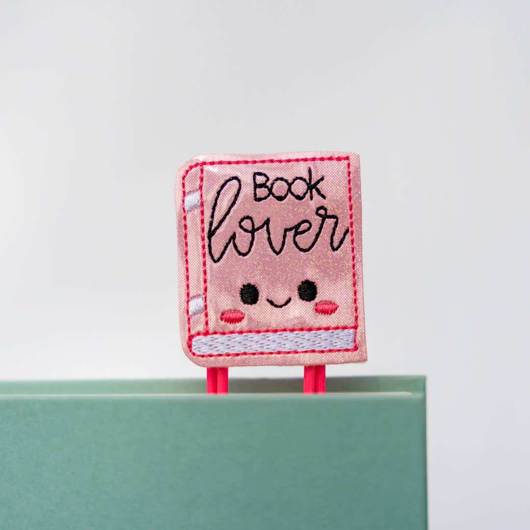 I Love Books and Bows – wholesale Bookmark – Big paper clip book marks - Book Lover2