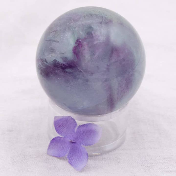Tiny Rituals - Wholesale Spiritual Stone/Crystal - Rare Rainbow Fluorite Spheres - AAA Premium Quality36