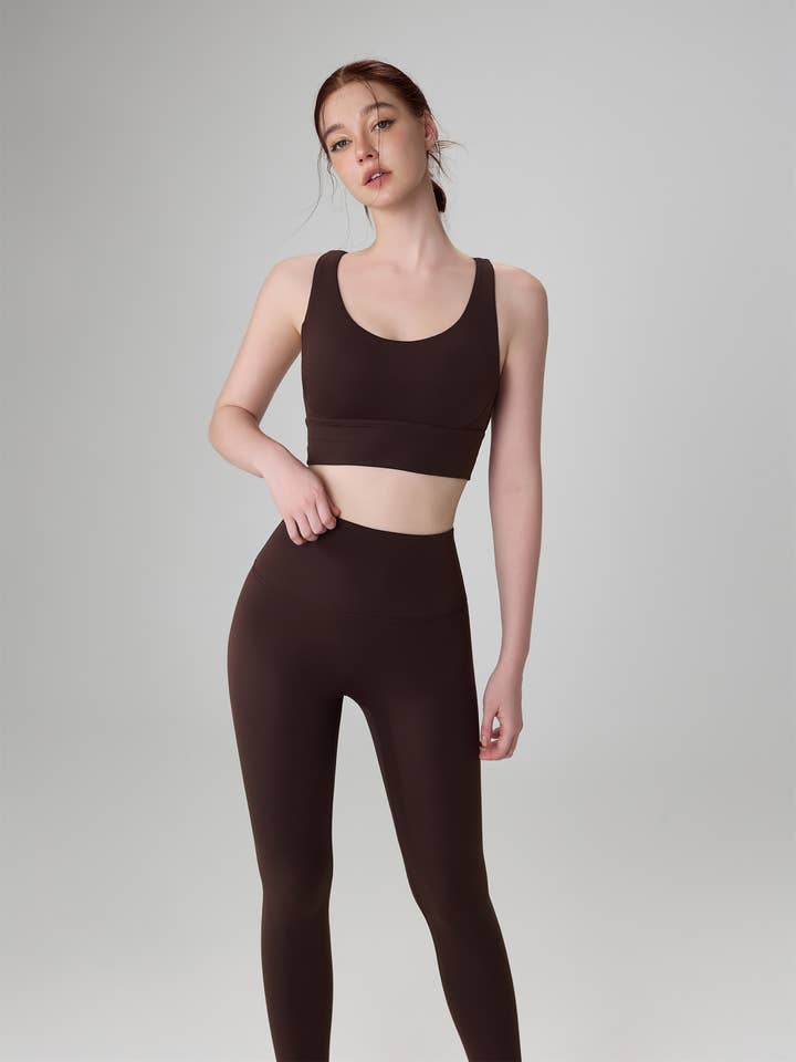 91thelabel - Wholesale Activewear Set - Women's - Isabella Strappy Back Sports Bra & Legging Activewear Set 18