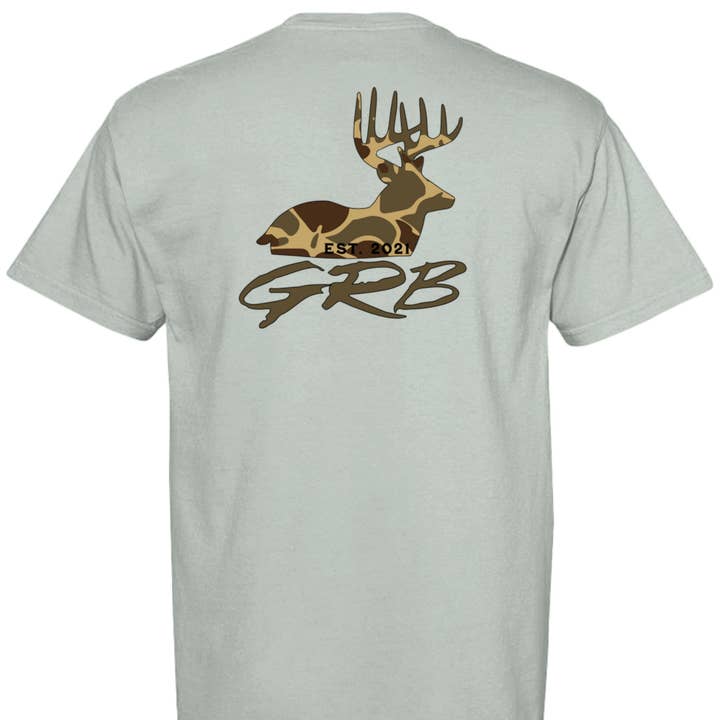 Ghost Ridge Brand - Wholesale Screen Printed T-Shirt - Men's - GR Camo Buck T-Shirt21