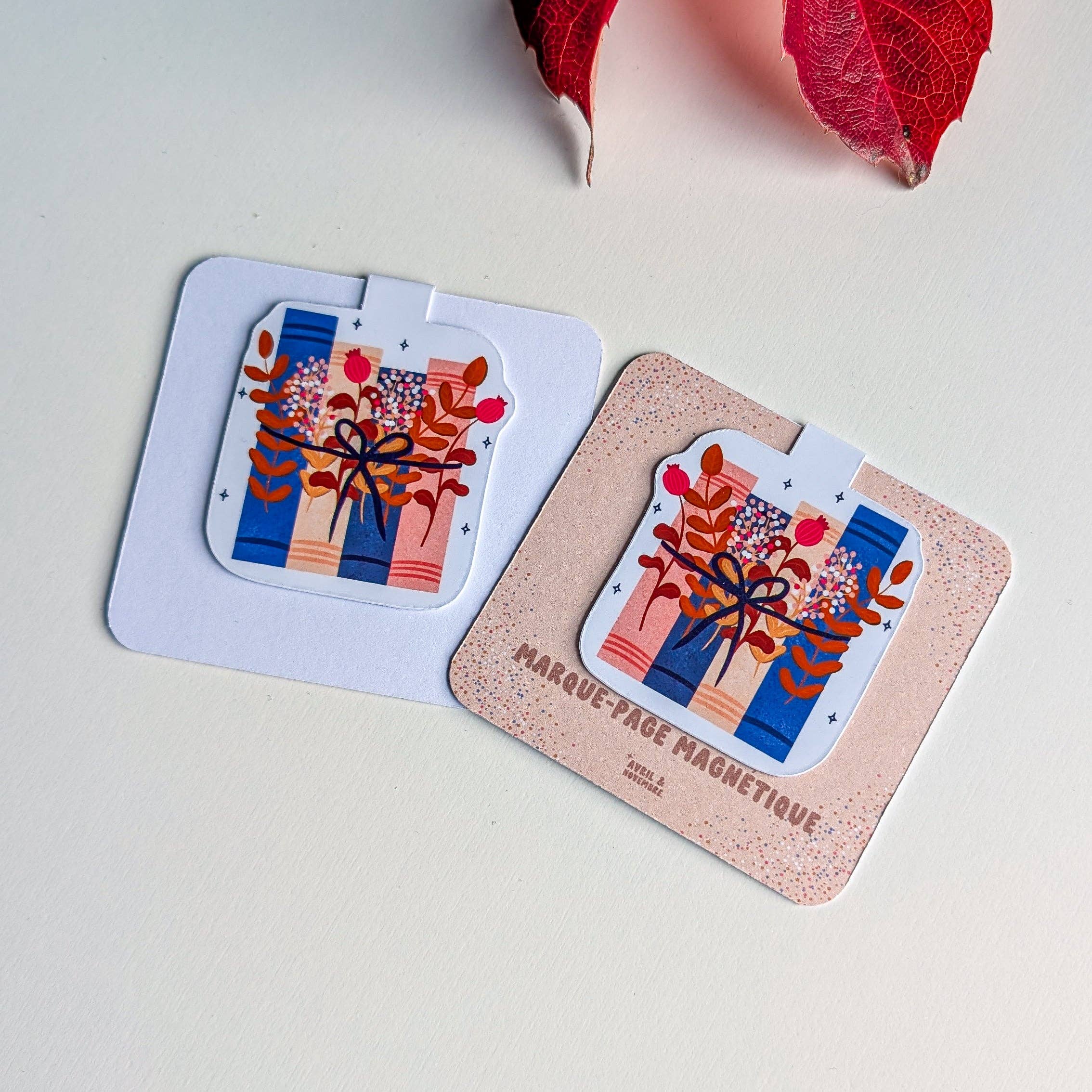 Avril & Novembre - Wholesale Bookmark - Magnetic Bookmark - Books and Foliage2