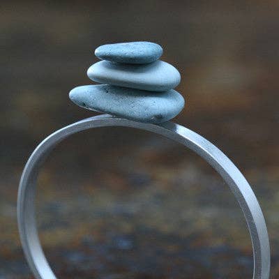 Cairn cuff bracelet for wholesale by Amy Pfaffman Jewelry