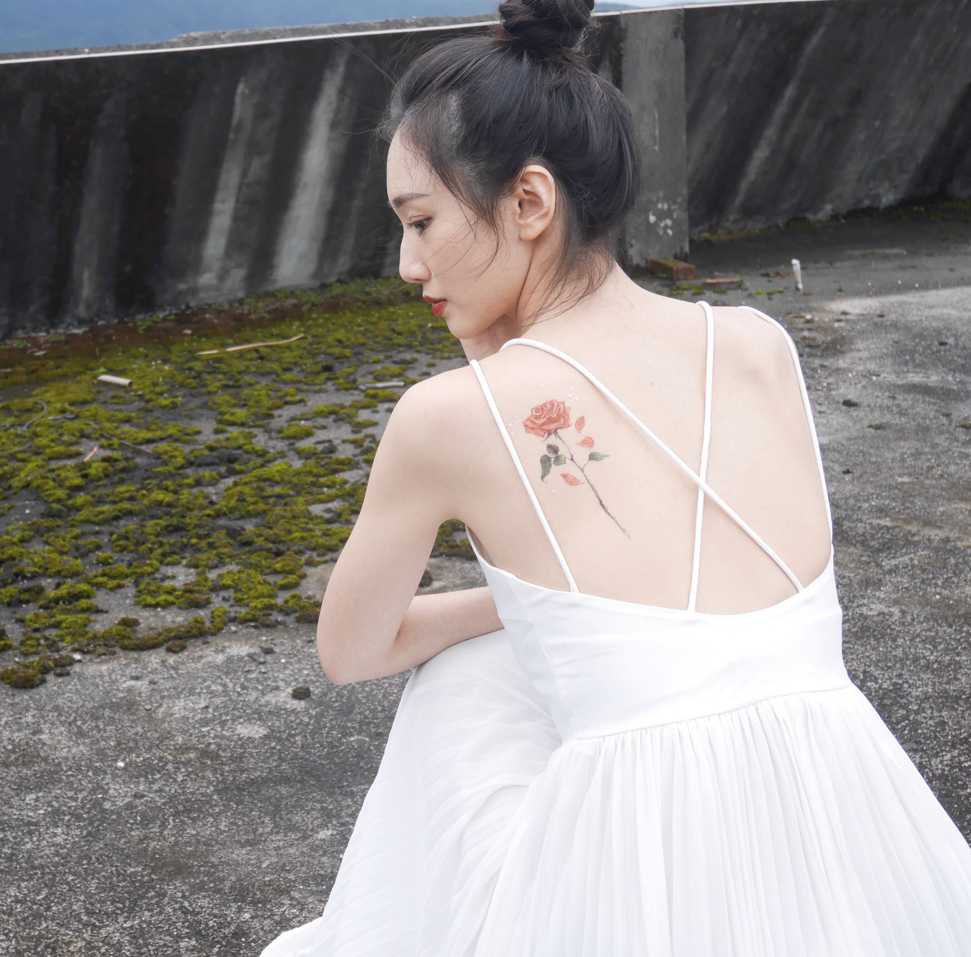 PAPERSELF - Wholesale Temporary Tattoo - English Rose Temporary Tattoo Stickers8